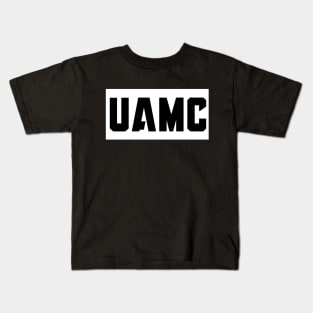 Ultimate Action Movie Club - Block UAMC Logo Kids T-Shirt